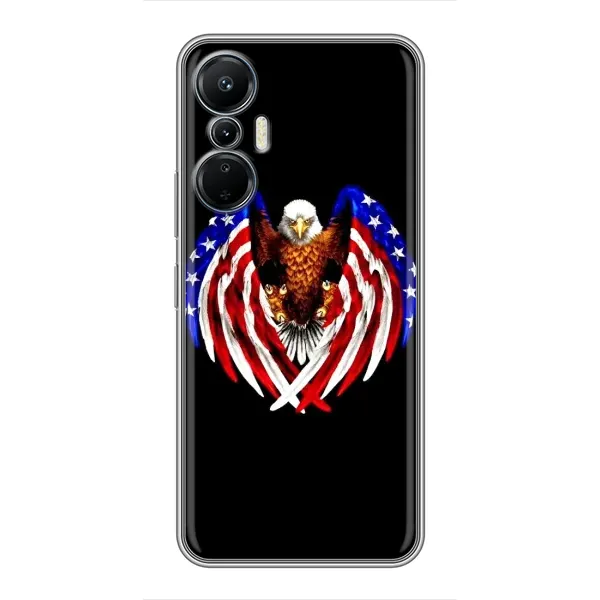 Чехол с рисунком «Крылья США» для Infinix Hot 20 (4G) Чехол с рисунком «Крылья США» для Infinix Hot 20 (4G)