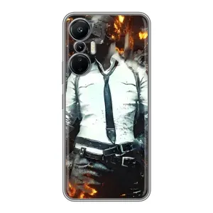 Чохол з картинкою "Герой Pubg" на Infinix Hot 20 (4G) (Man Пубг)