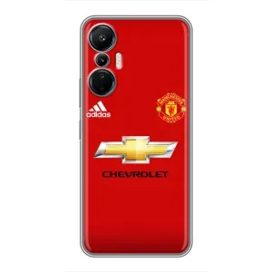 Силиконовые Чехлы принт Футбол на Infinix Hot 20 (4G) (Man United)