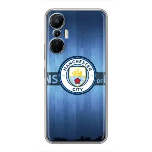 Силиконовые Чехлы принт Футбол на Infinix Hot 20 (4G) (ManCity)