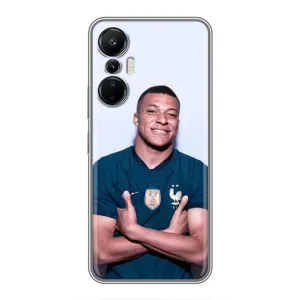 Чохол (TPU) з Футболістом на Infinix Hot 20 (4G) (Мбаппешичка)