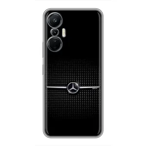 Силиконовый бампер с картинкой машины на Infinix Hot 20 (4G) (Mercedes)