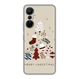 Чехол Санта Клаус для Infinix Hot 20 (4G) (Merry Christmas)