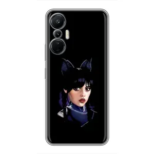 Чохол з картинкою Венсдей на Infinix Hot 20 (4G) (Мила Венсдей)