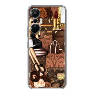 Чехол Стиль Louis Vuitton на Infinix Hot 20 (4G) (Мода Луи Виттон)