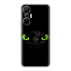 Чехол дракон Беззубик для Infinix Hot 20 (4G) (Глаза Беззубика)