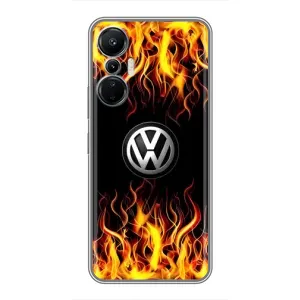 Чехол "Фольксваген" для Infinix Hot 20 (4G) (Огненный Лого)
