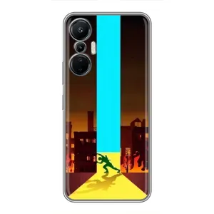 Чехол с Украинской символикой на Инфиникс Хот 20 (4G) (Освобождение)