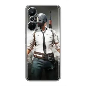 Чохол з картинкою "Герой Pubg" на Infinix Hot 20 (4G) (Пабг)