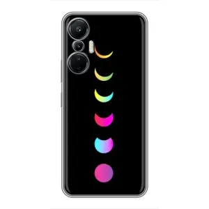 Чохол (ТПУ) з планетами на Infinix Hot 20 (4G) (Повнолуння)