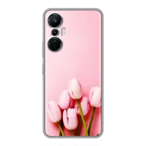 Чохли з картинкою (Тюльпани) на Інфінікс ХОТ 20 (4G) (Рожеві тюльпани)