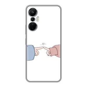 Чехлы на день мамы для Инфиникс Хот 20 (4G) (Руки мамы)