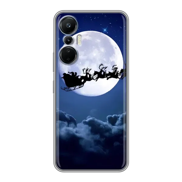 Чехол с рисунком «Санта - луна» для Infinix Hot 20 (4G) Чехол с рисунком «Санта - луна» для Infinix Hot 20 (4G)