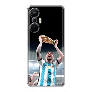 Чохли Лео Мессі Аргентина для Infinix Hot 20 (4G) (Щасливий Мессі)