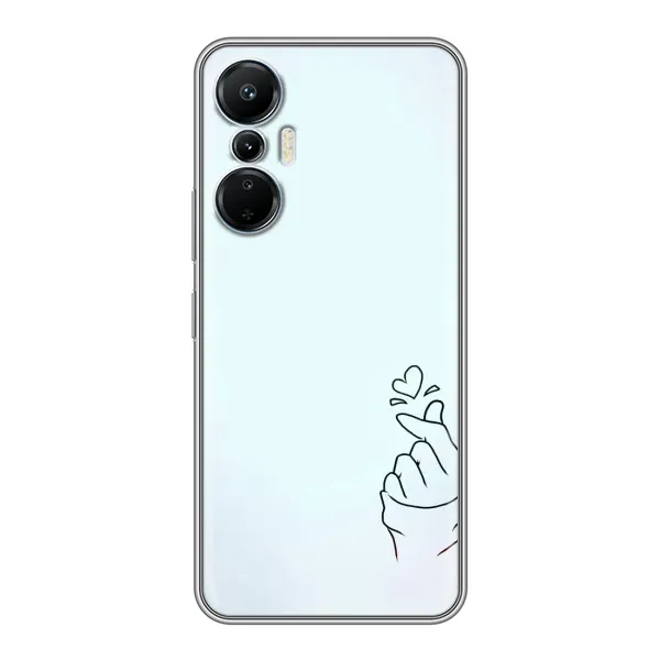 Чехол с рисунком «Сердце на голубом» для Infinix Hot 20 (4G) Чехол с рисунком «Сердце на голубом» для Infinix Hot 20 (4G)