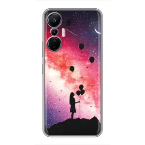 Силіконові Чохли Коханій людині для Infinix Hot 20 (4G) (Кулі в небі)