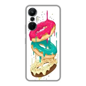 Чехол с изображением вкусной еды для Infinix Hot 20 (4G) (Сочные пончики)