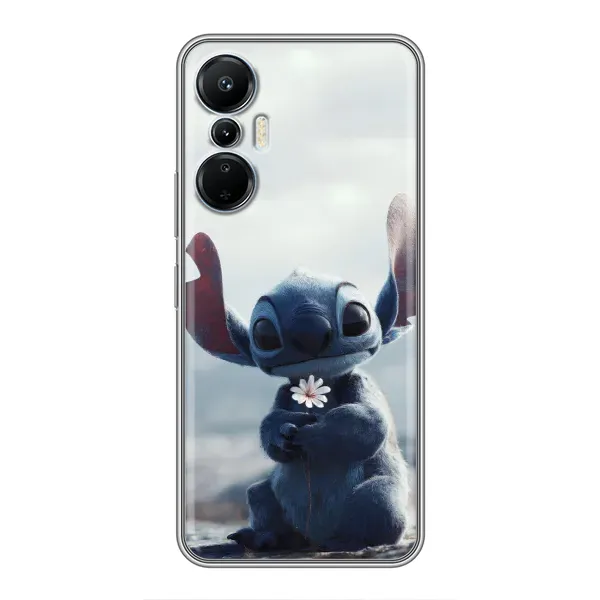 Чехол с рисунком «Стич с цветочком» для Infinix Hot 20 (4G) Чехол с рисунком «Стич с цветочком» для Infinix Hot 20 (4G)