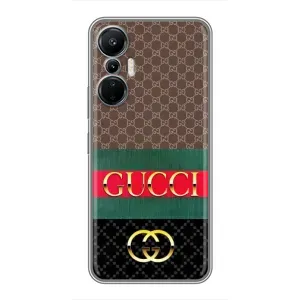 Чехлы Бренд GUCCI для Infinix Hot 20 (4G) (Стиль GUCCI)