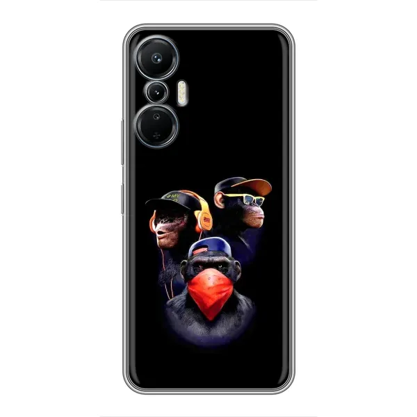 Чехол с рисунком «Три обезьяны» для Infinix Hot 20 (4G) Чехол с рисунком «Три обезьяны» для Infinix Hot 20 (4G)