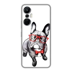 Бампер для Infinix Hot 20 (4G) з картинкою "Песики" (В окулярах)