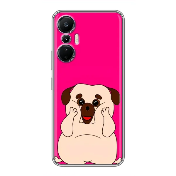 Чехол с рисунком «Веселый Мопсик» для Infinix Hot 20 (4G) Чехол с рисунком «Веселый Мопсик» для Infinix Hot 20 (4G)