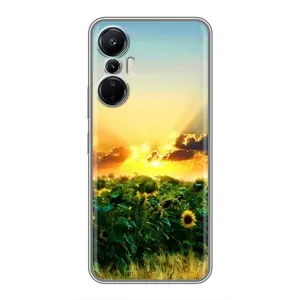 Чохли з картинкою Соняшників для Інфінікс ХОТ 20 (4G) (Захід сонця)