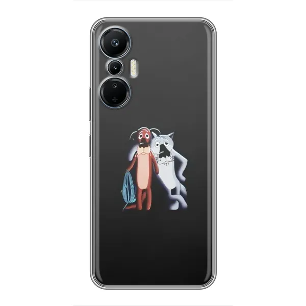 Чехол с рисунком «Шо, опять» для Infinix Hot 20 (4G)