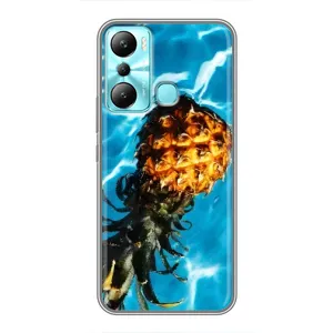 Чехол с изображением вкусной еды для Infinix Hot 20i (X665E) (Ананас)