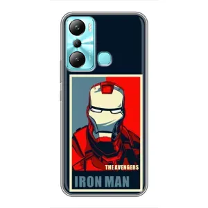 Чехол Супергерой Железный человек на Infinix Hot 20i (X665E) (Art Iron man)