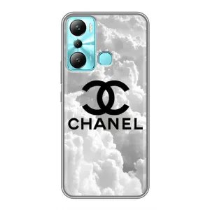 Чехол с Брендами одежды на Инфиникс Хот 20ай (CHANEL)