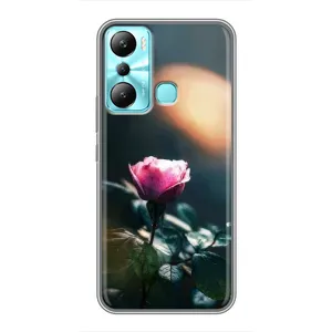 Чехлы с принтом Розочки для Infinix Hot 20i (X665E) (Цветок ночной)