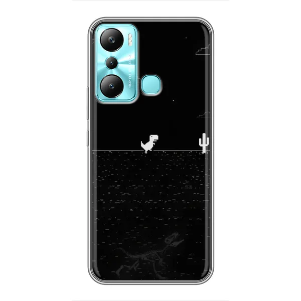 Чехол с рисунком «Динозаврик» для Infinix Hot 20i (X665E) Чехол с рисунком «Динозаврик» для Infinix Hot 20i (X665E)