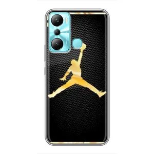 Силиконовый Чехол Nike Air Jordan на Инфиникс Хот 20ай (Джордан 23)