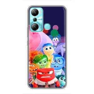 Чехол Головоломка для Infinix Hot 20i (X665E) - (AlphaPrint) (Герои головоломки)