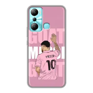 Чехлы Лео Месси в Майами на Infinix Hot 20i (X665E) (GOAT MESSI)