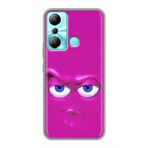 Силиконовые Чехлы (смешные стикеры) для Infinix Hot 20i (X665E) (Хитрая мордочка)