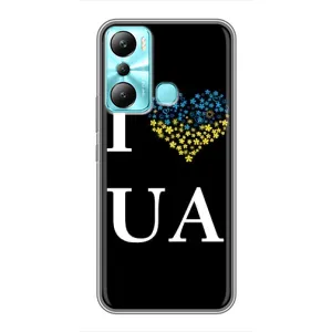 Силиконовый Чехол на Infinix Hot 20i (X665E) (Я-Украина) (I Love UA)
