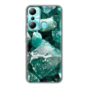 Чехол (Дорого -богато) на Infinix Hot 20i (X665E) (Изумруд)