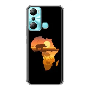 Летний Чехол на Infinix Hot 20i (X665E) (Карта)
