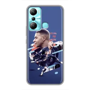 Чехол (TPU) с Футболистом на Infinix Hot 20i (X665E) (Килиан)