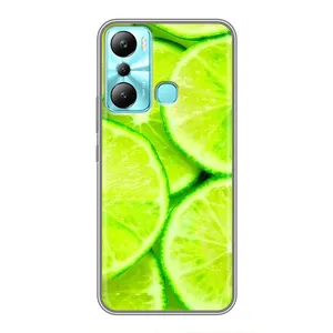 Чехол с изображением вкусной еды для Infinix Hot 20i (X665E) (Лайм)