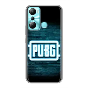 Чехол (TPU) с картинкой "Лого Пабг" на Инфиникс Хот 20ай (Лого PUBG)