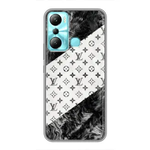 Чехол Стиль Louis Vuitton на Infinix Hot 20i (X665E) (LV на белом)