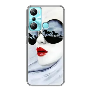 Чехол с картинкой Модные Девчонки Infinix Hot 20i (X665E) (Любительница коней)