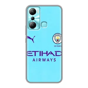 Силиконовые Чехлы принт Футбол на Infinix Hot 20i (X665E) (Man City)