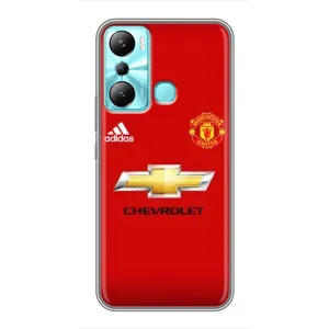 Силиконовые Чехлы принт Футбол на Infinix Hot 20i (X665E) (Man United)
