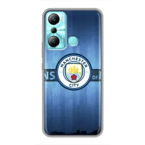 Силиконовые Чехлы принт Футбол на Infinix Hot 20i (X665E) (ManCity)
