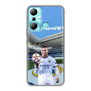 Чехол (TPU) с Футболистом на Infinix Hot 20i (X665E) (Mbappe Real)