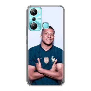 Чехол (TPU) с Футболистом на Infinix Hot 20i (X665E) (Мбаппешичка)